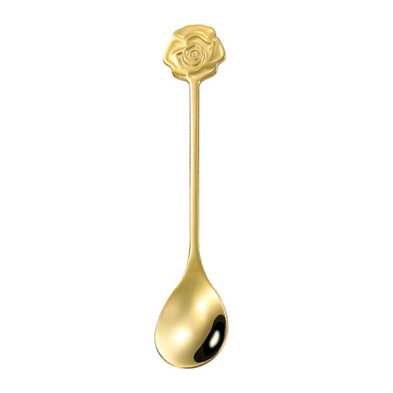 Coffee Tea Stirring Spoon Stainless Steel Dessert Spoon, Gold (BPA Free, No FDA) Coffee Tea Stirring Spoon Stainless Steel Dessert Spoon, Gold (BPA Free, No FDA)